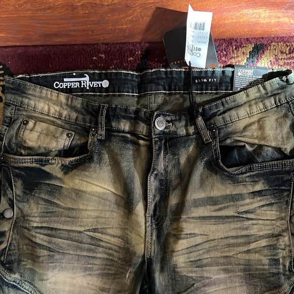 Copper Rivet Jeans - Picture 2 of 5